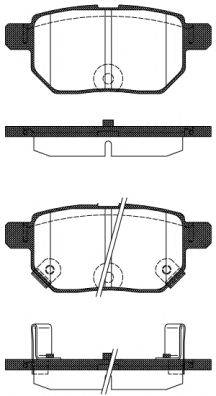 Комплект гальмівних колодок, дискове гальмо