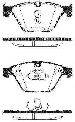 Комплект гальмівних колодок, дискове гальмо
