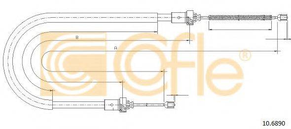 Трос, стоянкова гальмівна система