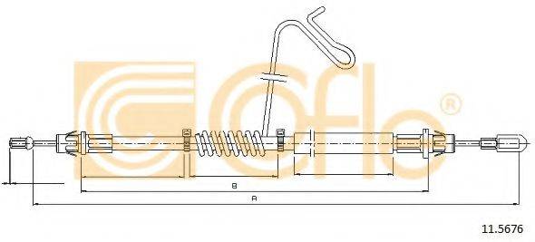 Трос, стоянкова гальмівна система