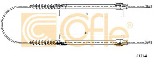 Трос, стоянкова гальмівна система