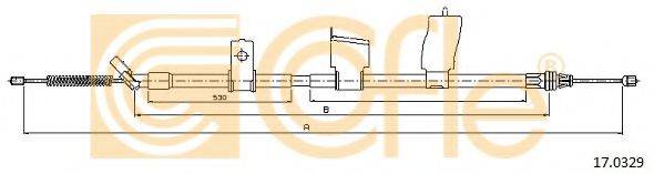 Трос, стоянкова гальмівна система