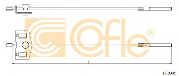 Трос, стоянкова гальмівна система