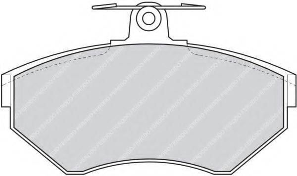 Комплект гальмівних колодок, дискове гальмо