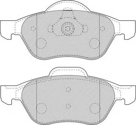Комплект гальмівних колодок, дискове гальмо