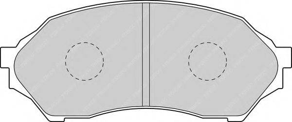 Комплект гальмівних колодок, дискове гальмо