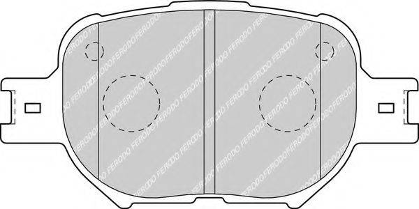 Комплект гальмівних колодок, дискове гальмо