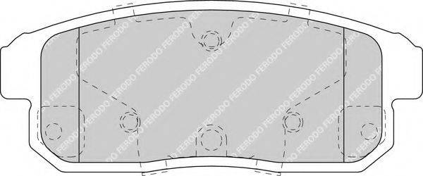 Комплект гальмівних колодок, дискове гальмо