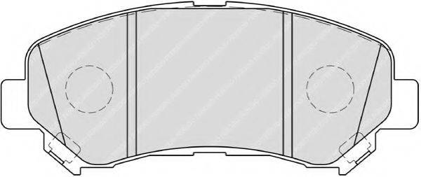 Комплект гальмівних колодок, дискове гальмо