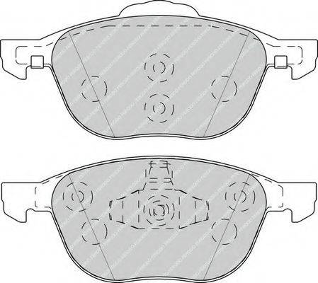 Комплект гальмівних колодок, дискове гальмо
