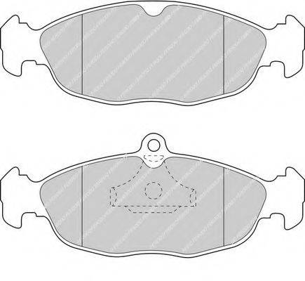Комплект гальмівних колодок, дискове гальмо