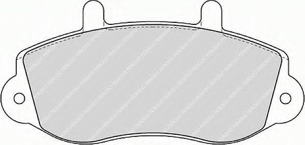 Комплект гальмівних колодок, дискове гальмо
