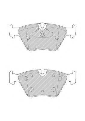 Комплект гальмівних колодок, дискове гальмо